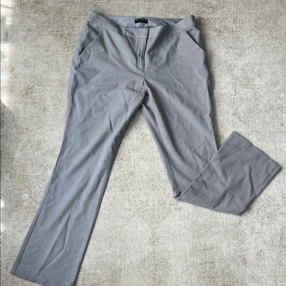 Gray Columnist Pants